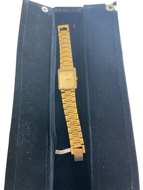 Caravelle Diamond by Bulova Vintage Gold Tone Women’s Watch